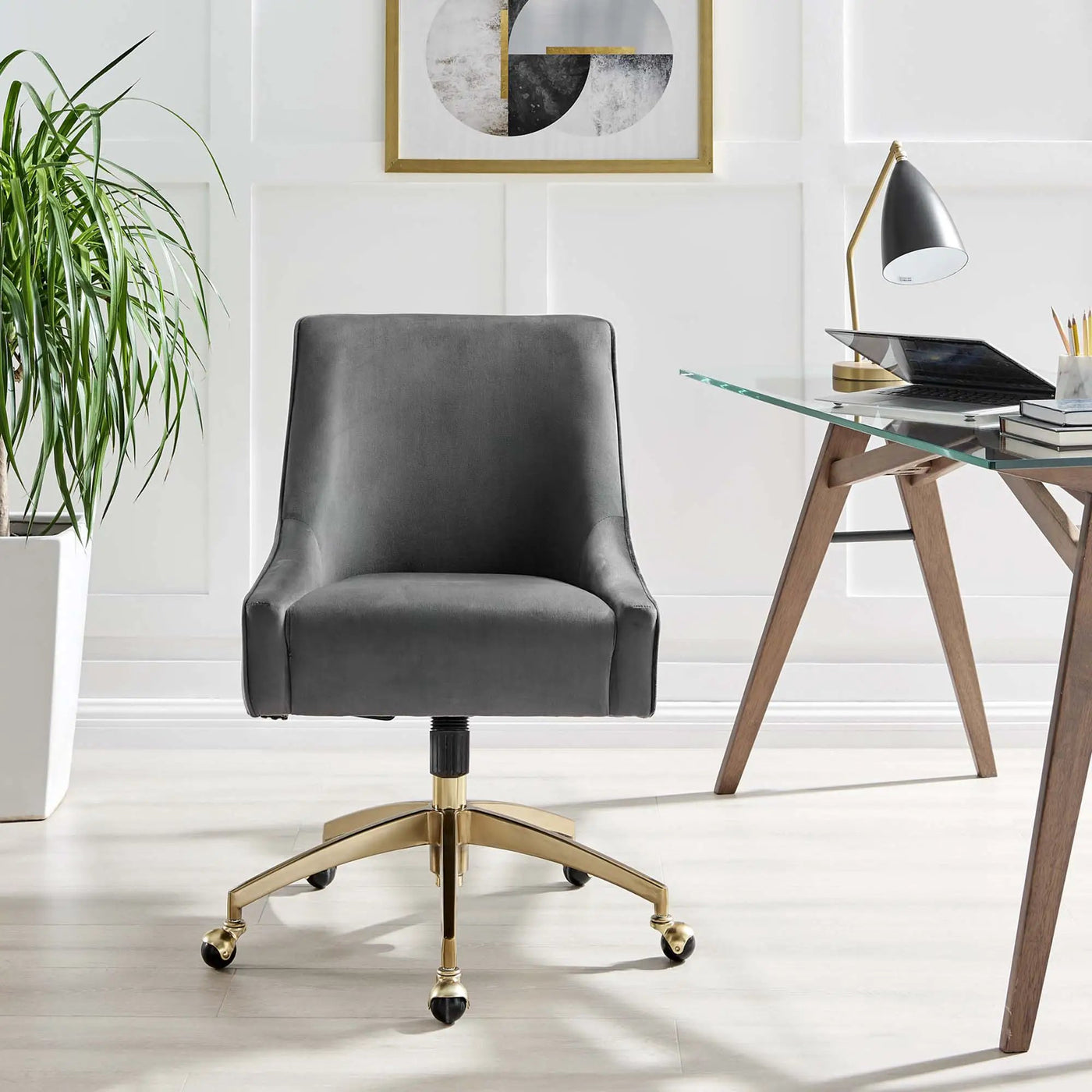 Discern Performance Velvet Office Chair by Modway by HouseOfZazla