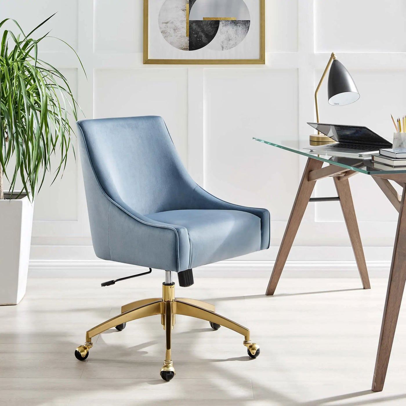 Discern Performance Velvet Office Chair by Modway by HouseOfZazla