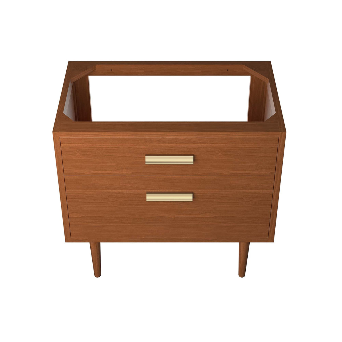 Cassia 36" Teak Wood Bathroom Vanity Cabinet (Sink Basin Not Included) by Modway, photo 7 of 10