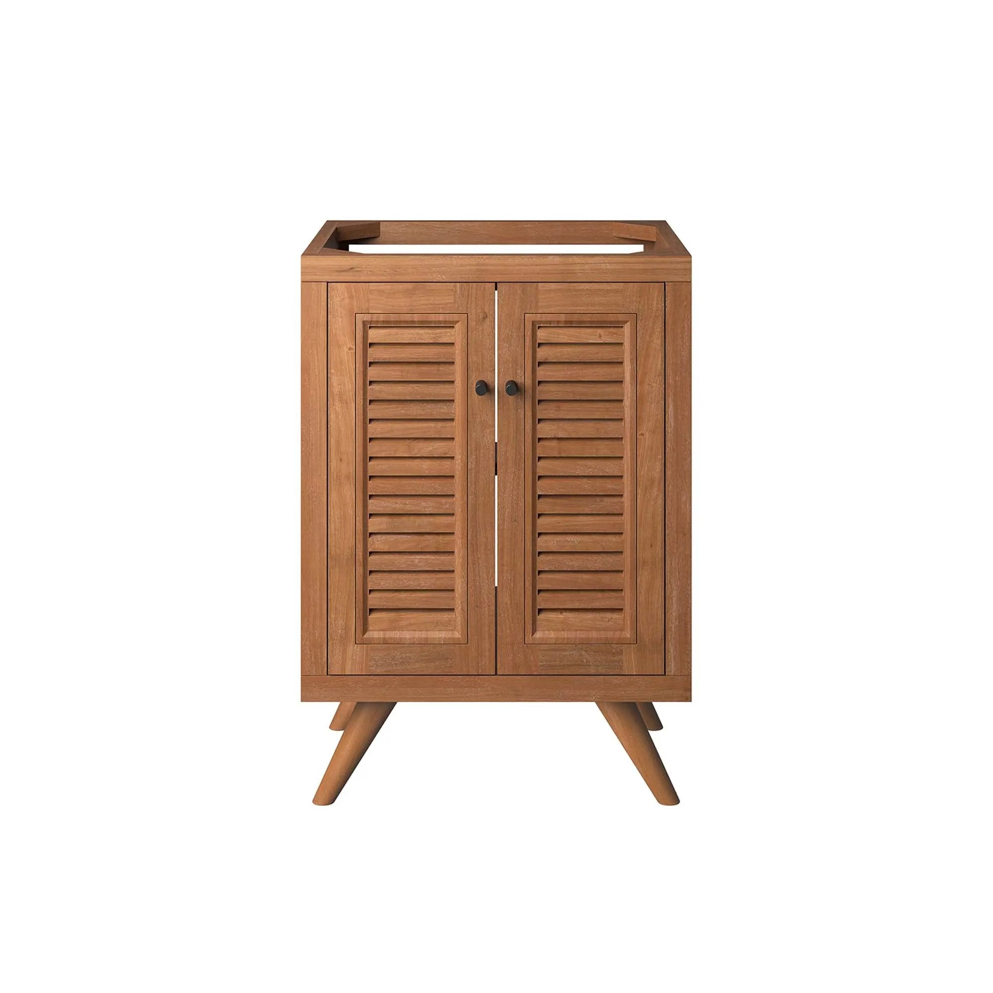 Birdie 24" Teak Wood Bathroom Vanity Cabinet by HouseOfZazla