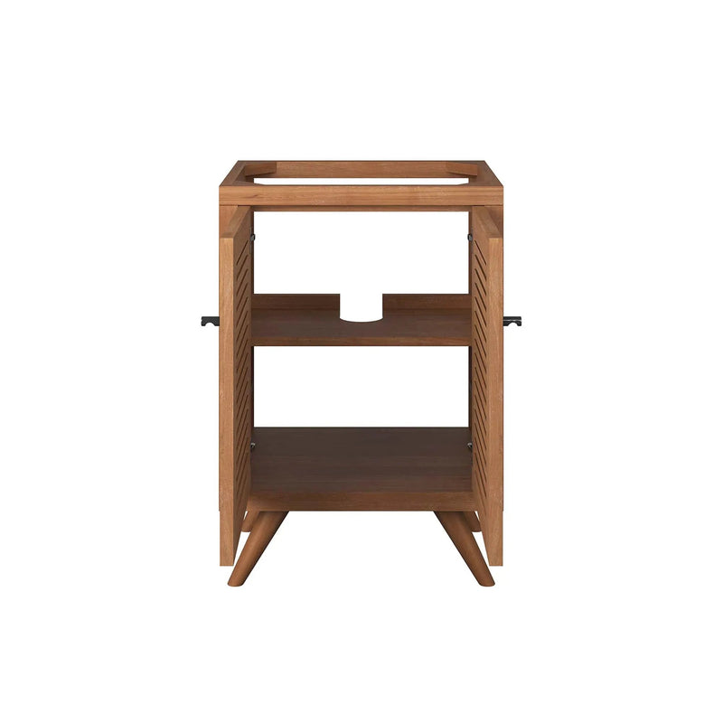 Birdie 24" Teak Wood Bathroom Vanity Cabinet by HouseOfZazla