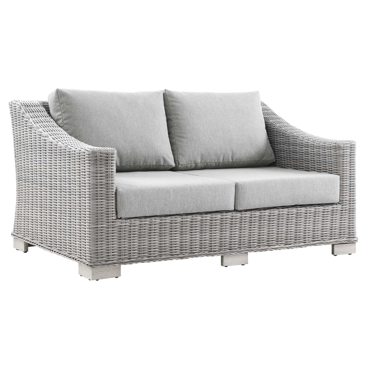 Conway 4-Piece Outdoor Patio Wicker Rattan Furniture Set by Modway, photo 3 of 41