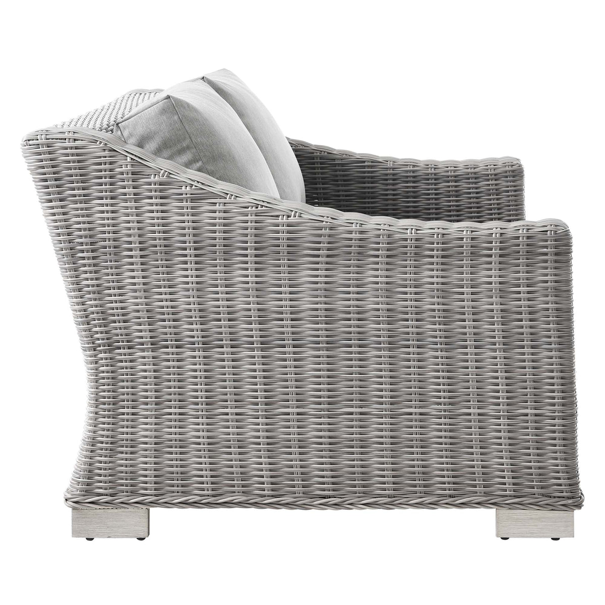 Conway 4-Piece Outdoor Patio Wicker Rattan Furniture Set by Modway, photo 7 of 41