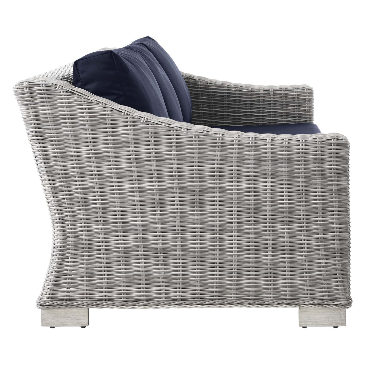 Conway 4-Piece Outdoor Patio Wicker Rattan Furniture Set by Modway, photo 23 of 41