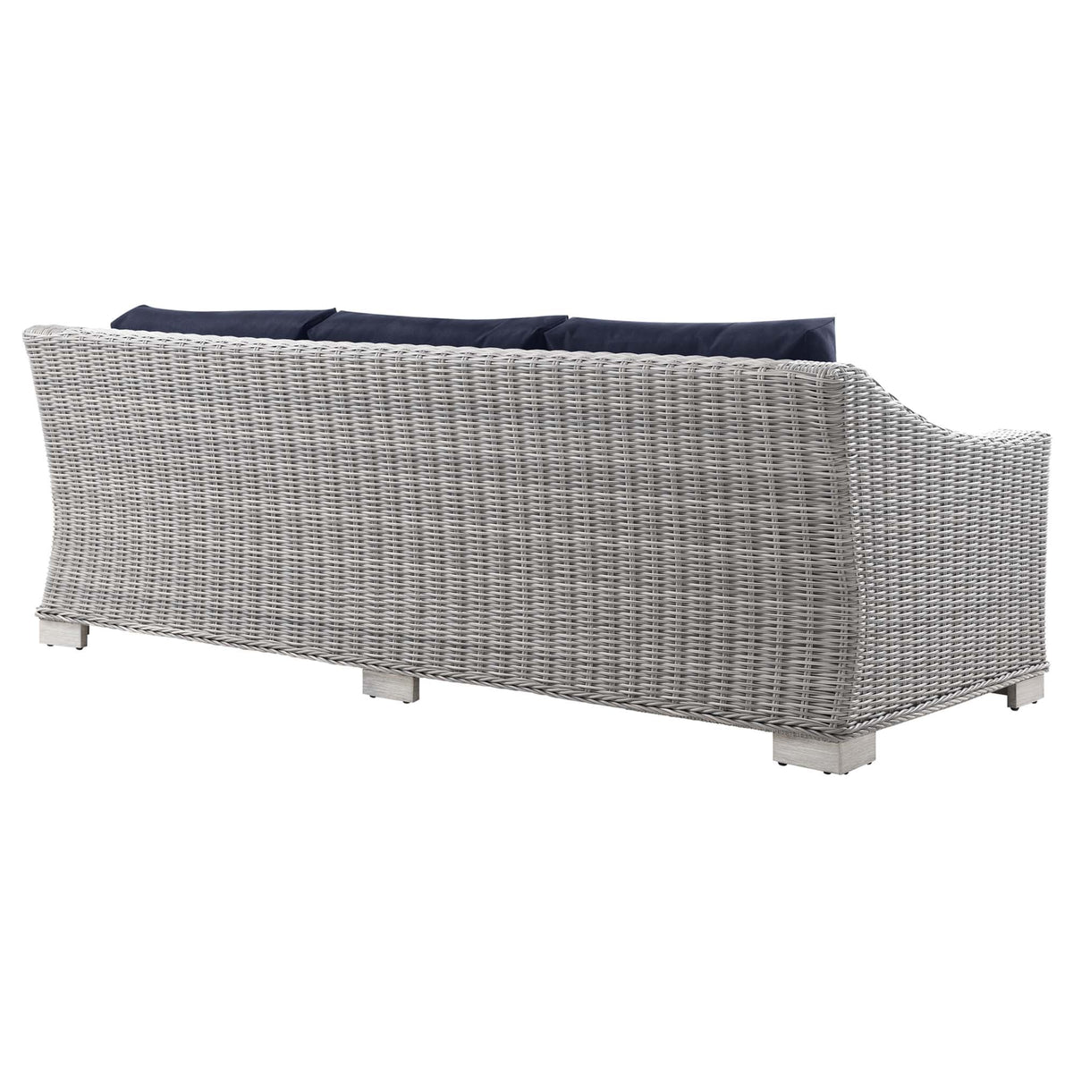 Conway 4-Piece Outdoor Patio Wicker Rattan Furniture Set by Modway, photo 27 of 41