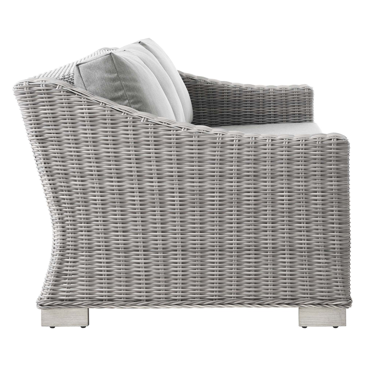 Conway 4-Piece Outdoor Patio Wicker Rattan Furniture Set by Modway, photo 37 of 41