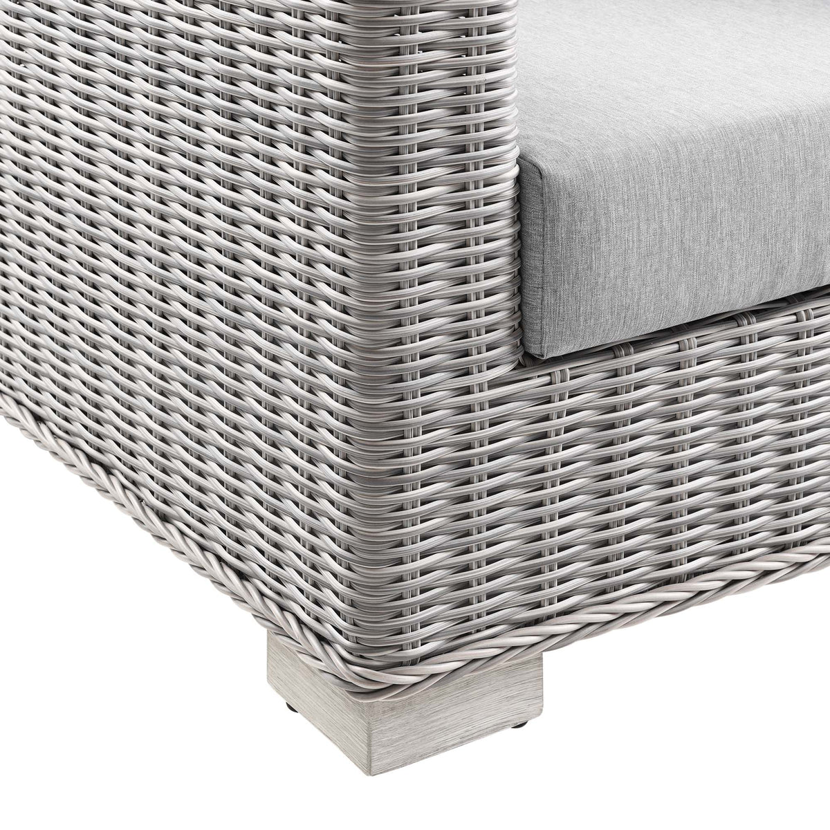Conway 4-Piece Outdoor Patio Wicker Rattan Furniture Set by Modway, photo 40 of 41