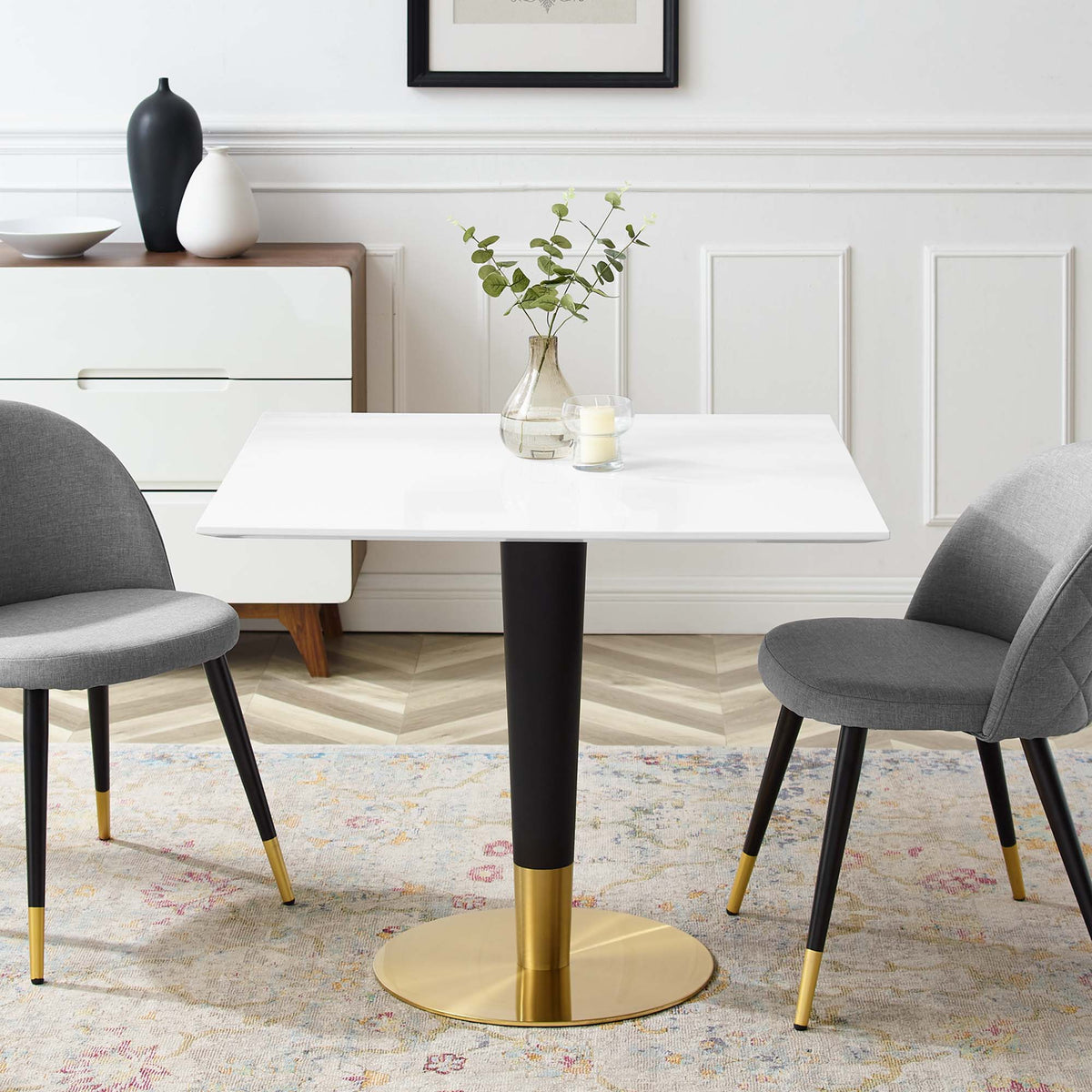 Zinque Square Dining Table by Modway, photo 14 of 15
