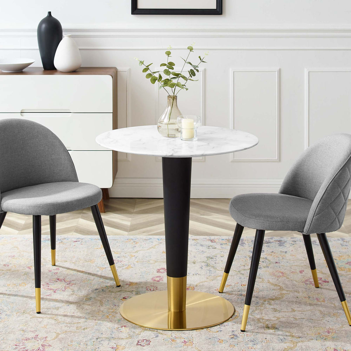 Zinque Artificial Marble Dining Table by Modway, photo 4 of 20