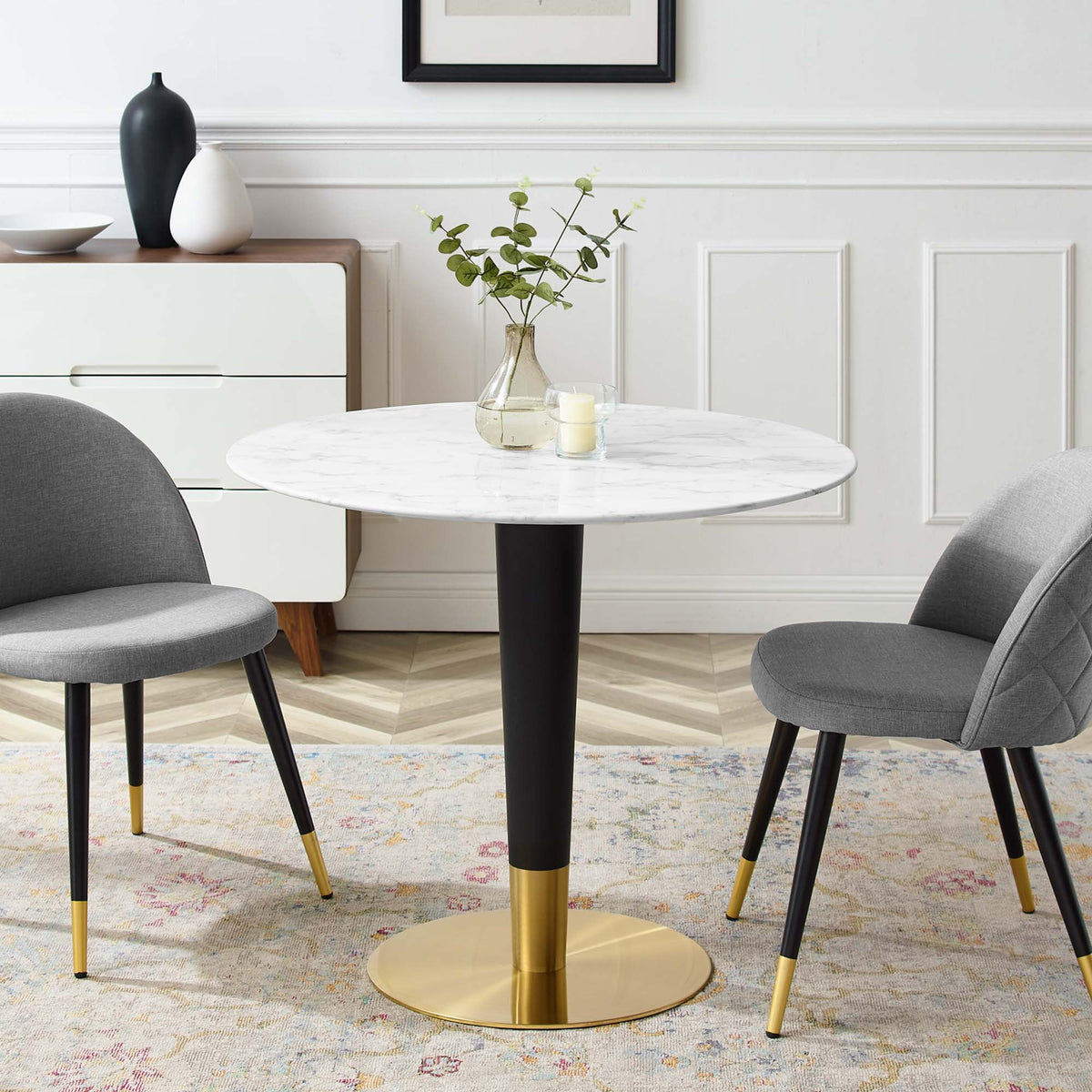 Zinque Artificial Marble Dining Table by Modway, photo 14 of 20