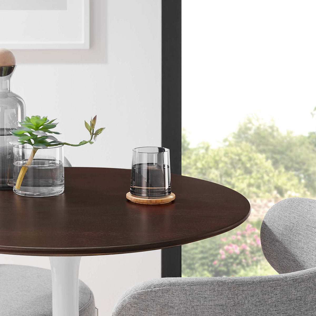 Lippa Round Wood Dining Table by Modway, photo 35 of 63