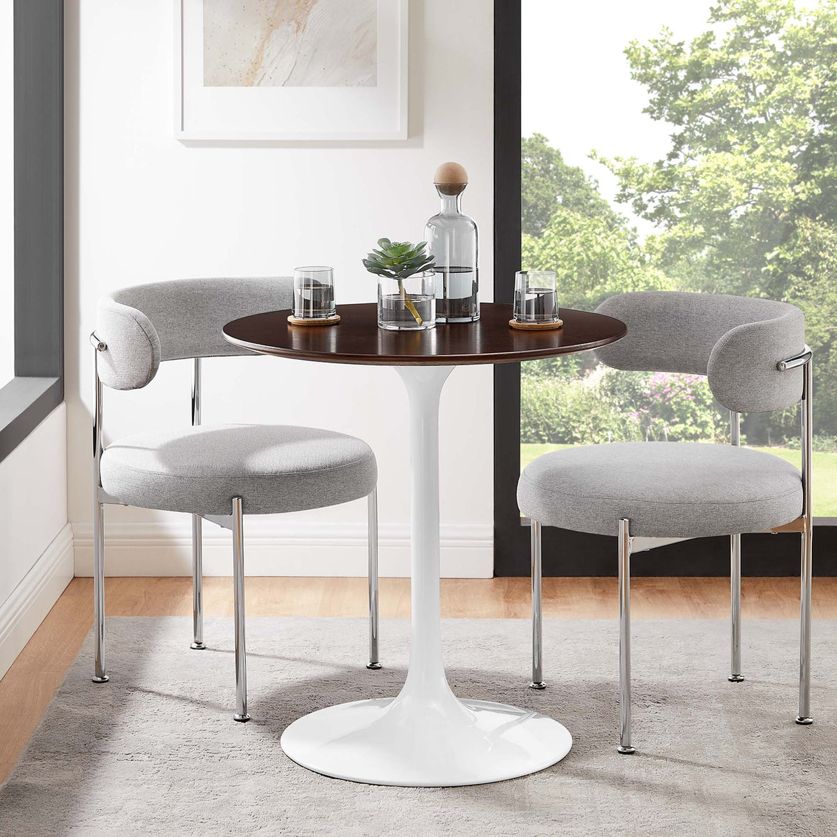 Lippa Round Wood Dining Table by Modway, photo 34 of 63