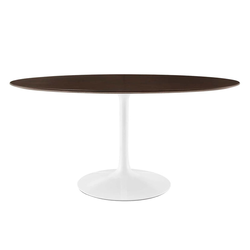 Lippa 60" Oval Cherry Walnut Wood Dining Table by Modway by HouseOfZazla