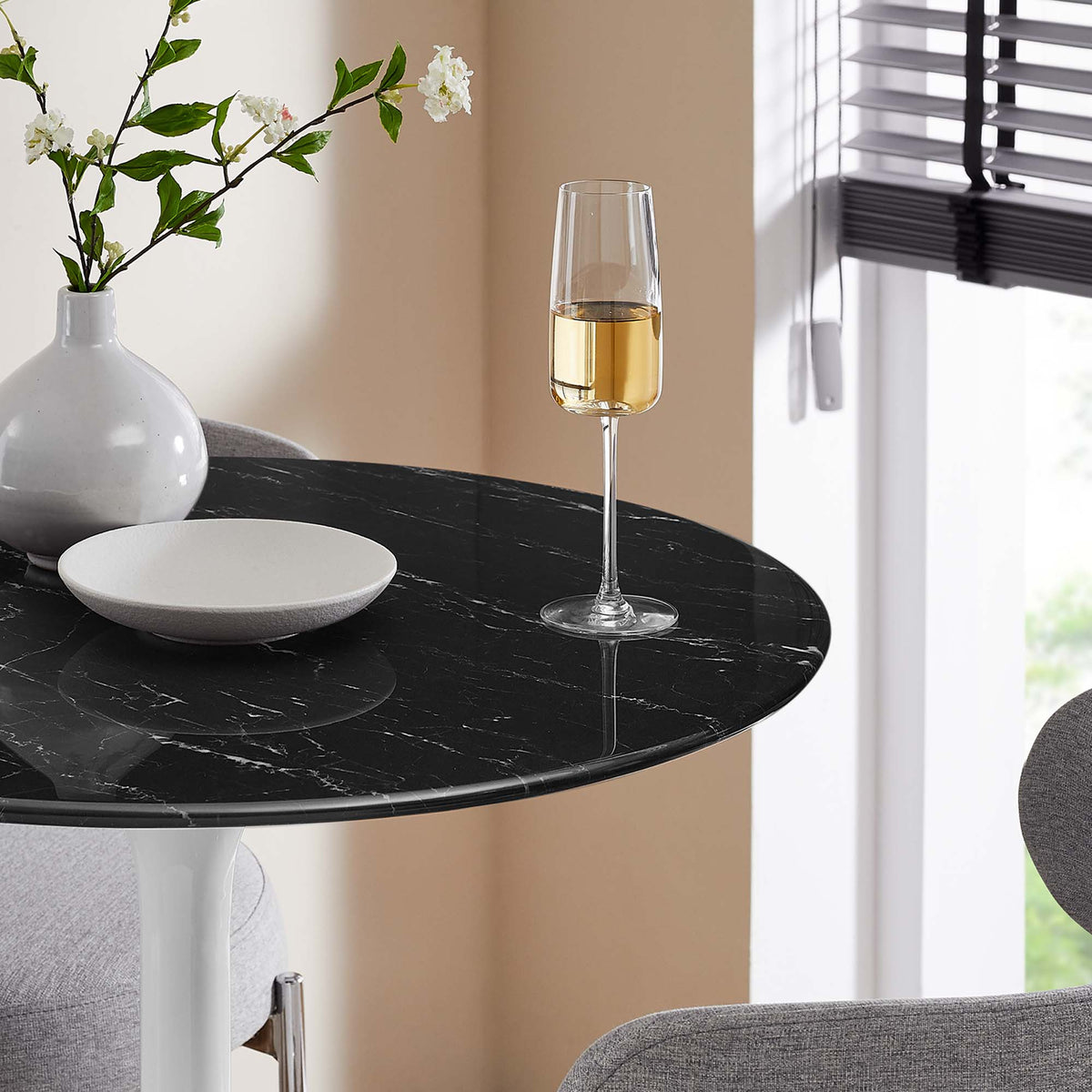 Lippa Round Faux Marble Bar Table by Modway, photo 35 of 40