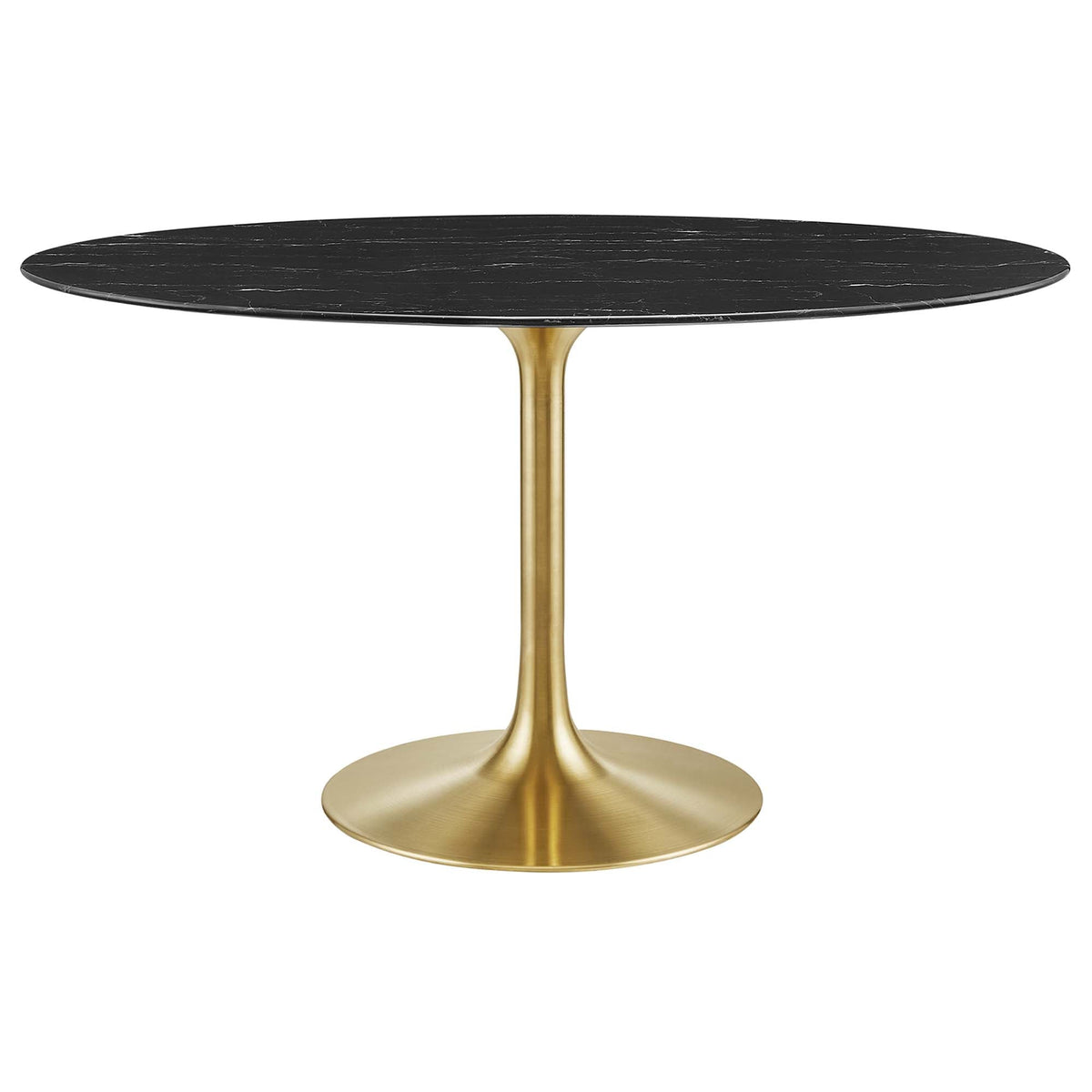 Lippa 54" Oval Faux Marble Dining Table by Modway - EEI-5242