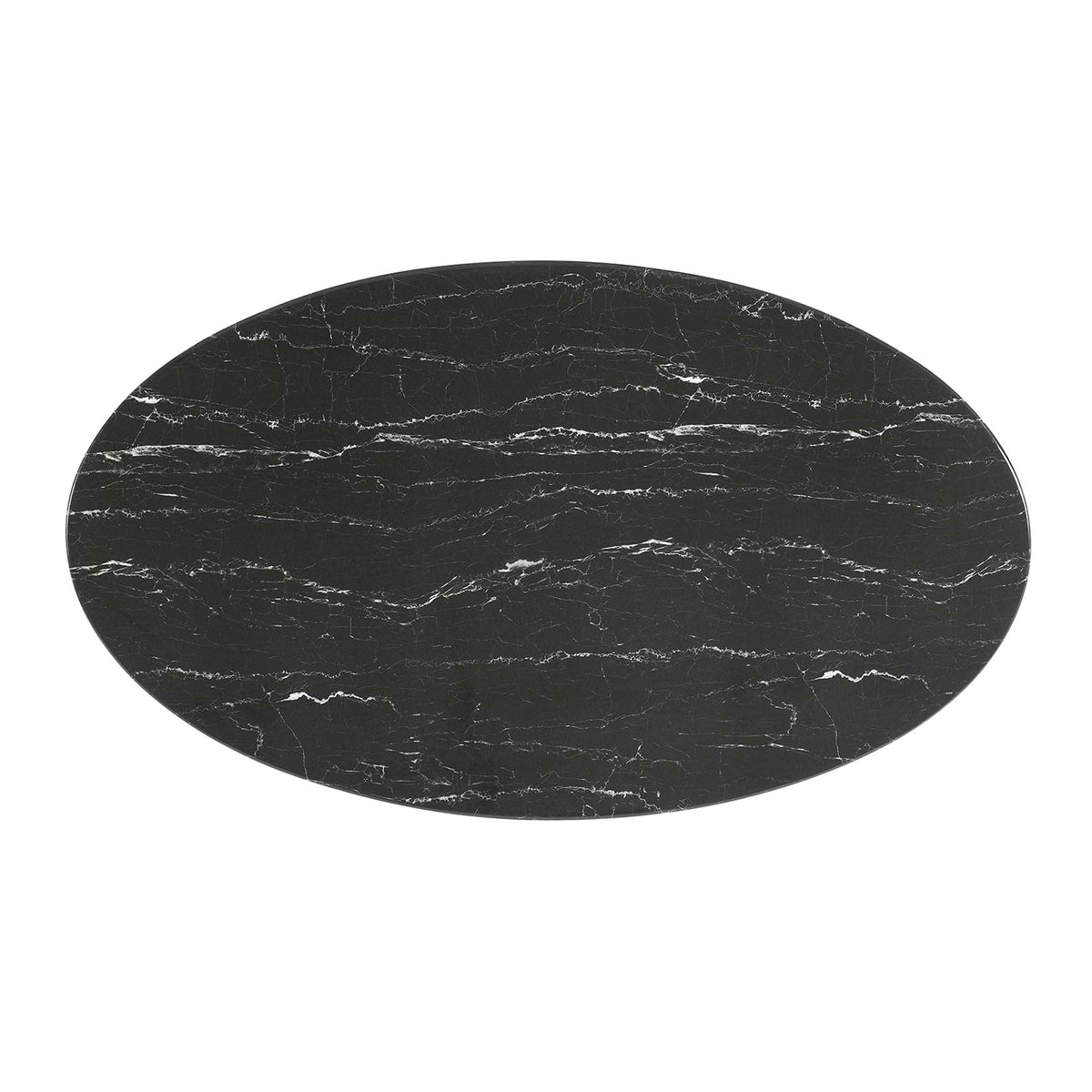Lippa 54" Oval Faux Marble Dining Table by Modway - EEI-5242, photo 4 of 7