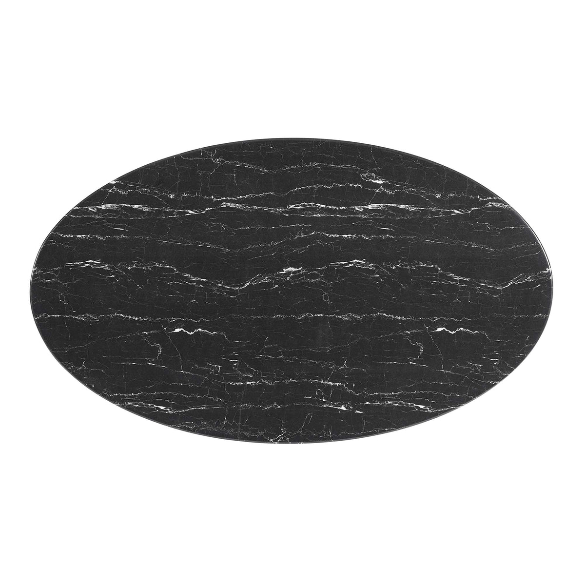 Lippa 60" Oval Faux Marble Dining Table by Modway - EEI-5243, photo 4 of 7