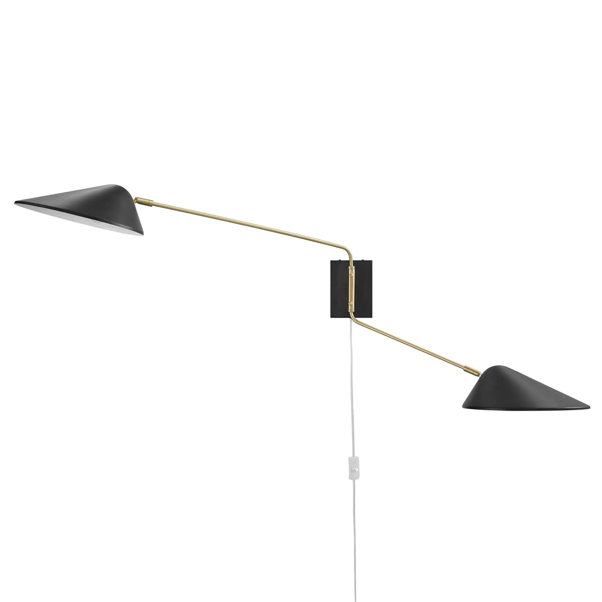 Journey 2-Light Swing Arm Wall Sconce by Modway by HouseOfZazla