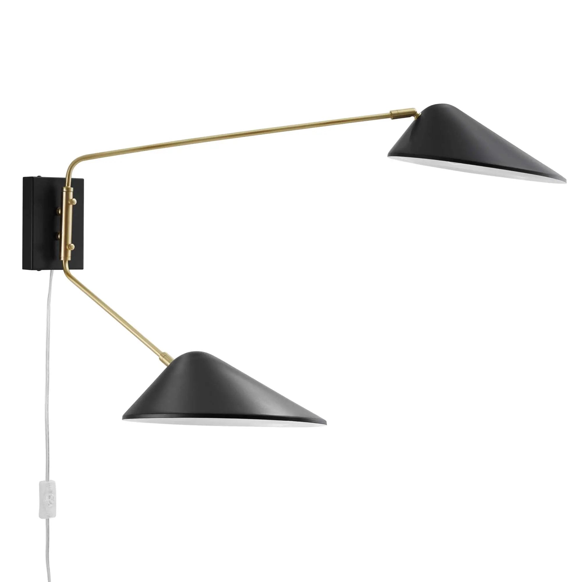 Journey 2-Light Swing Arm Wall Sconce by Modway by HouseOfZazla