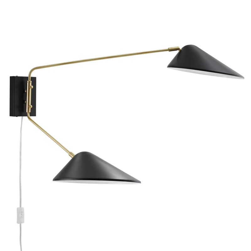 Journey 2-Light Swing Arm Wall Sconce by Modway by HouseOfZazla