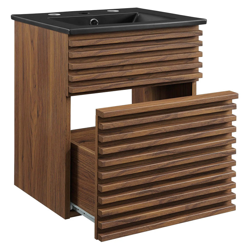 Render 18" Wall-Mount Bathroom Vanity by Modway by HouseOfZazla