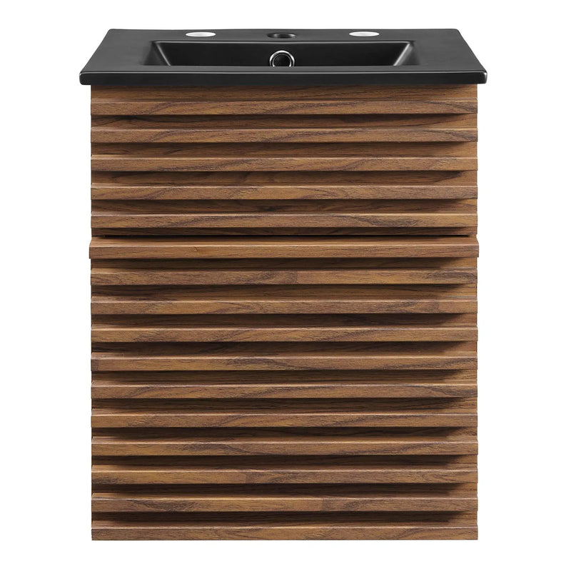 Render 18" Wall-Mount Bathroom Vanity by Modway by HouseOfZazla
