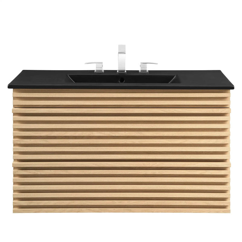 Render 36" Wall-Mount Bathroom Vanity by Modway by HouseOfZazla
