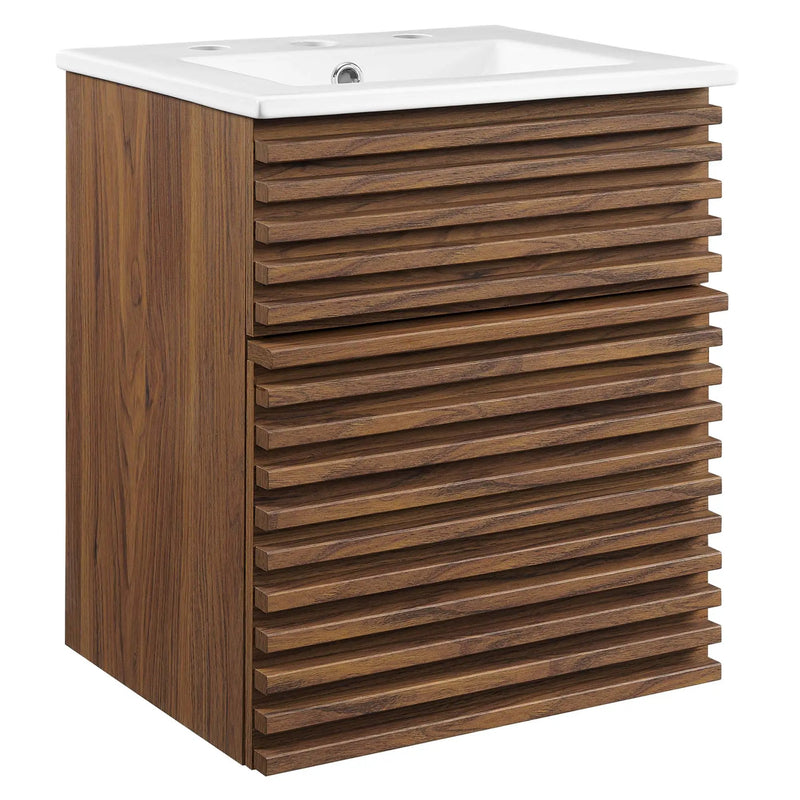 Render 18" Wall-Mount Bathroom Vanity by Modway by HouseOfZazla