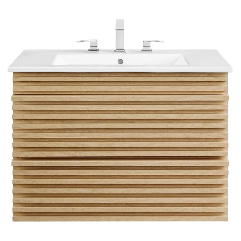 Render 30" Wall-Mount Bathroom Vanity by Modway by HouseOfZazla