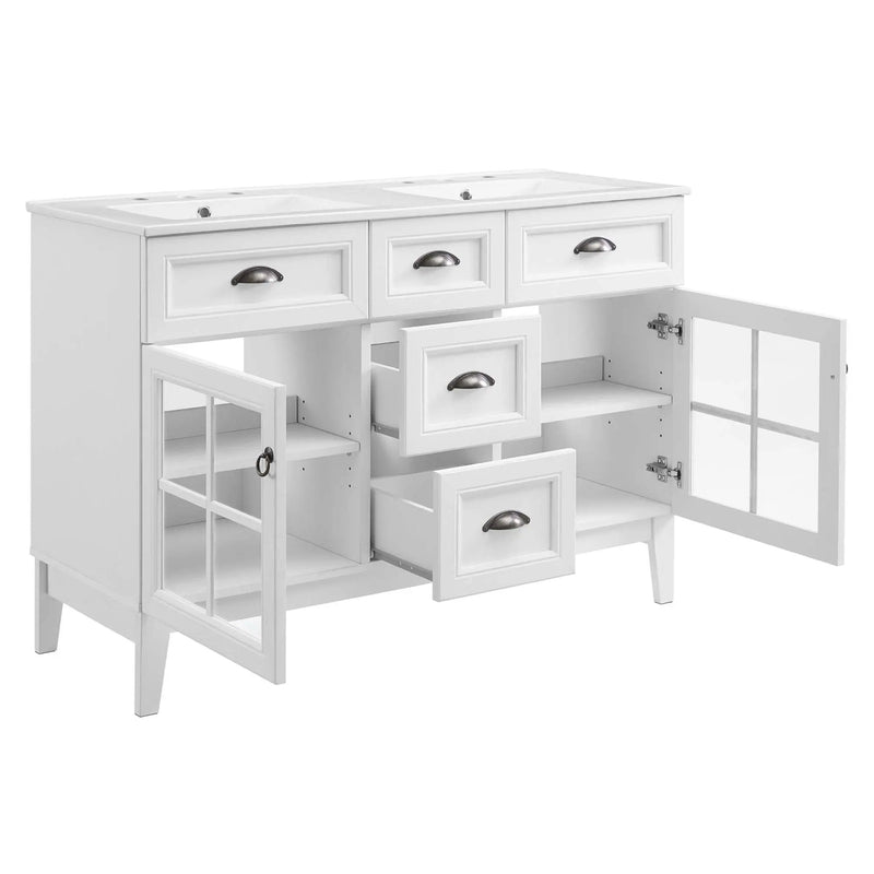 Isle 48" Double Bathroom Vanity Cabinet by Modway by HouseOfZazla