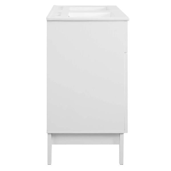 Isle 48" Double Bathroom Vanity Cabinet by Modway, photo 2 of 7