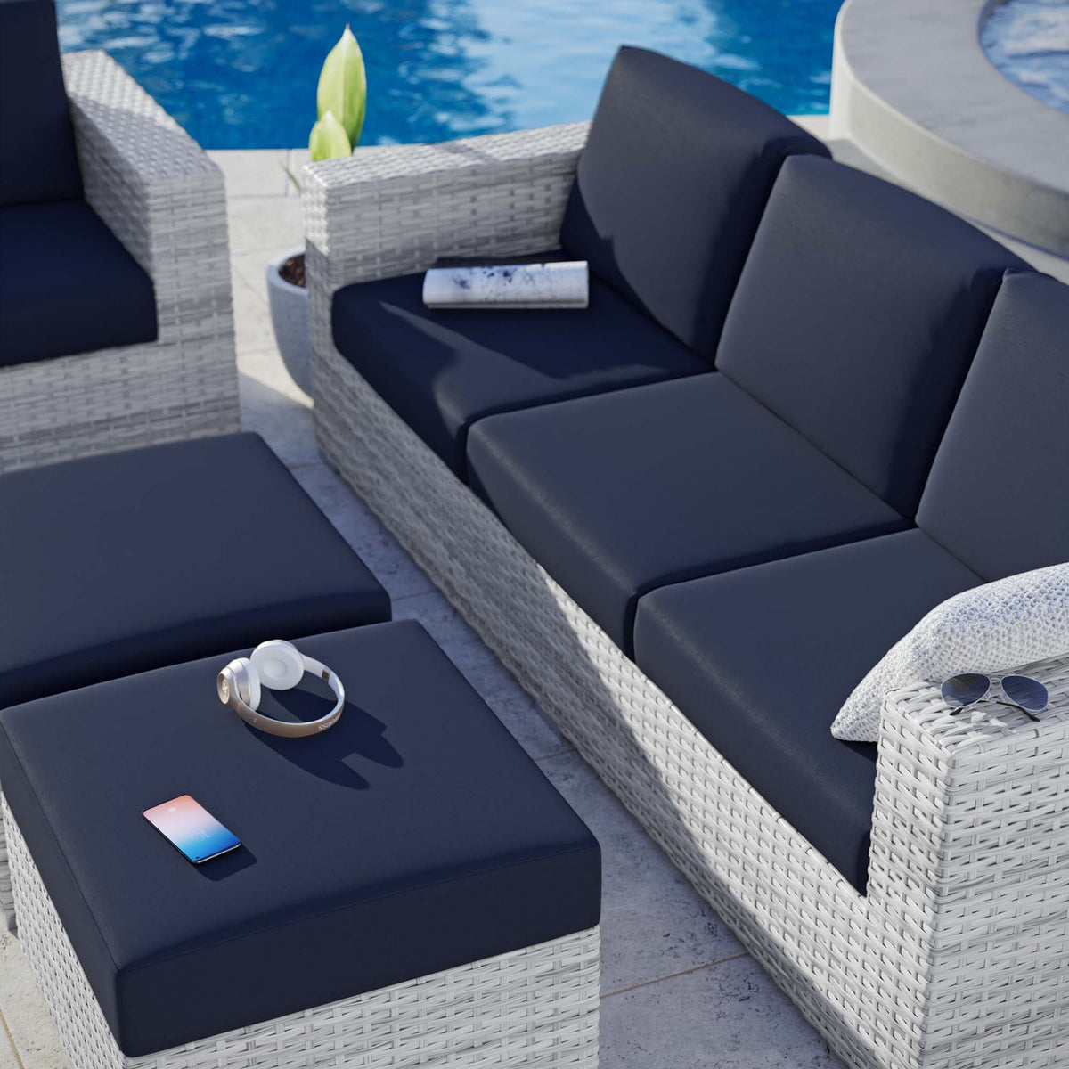 Convene 4-Piece Outdoor Patio Set by Modway, photo 14 of 14