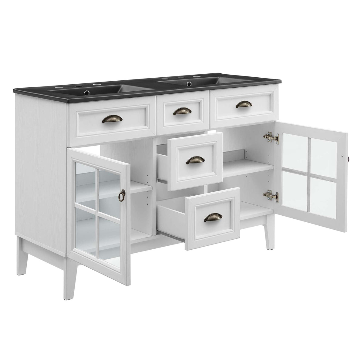 Isle 48" Double Bathroom Vanity Cabinet by Modway - EEI-5480, photo 3 of 12