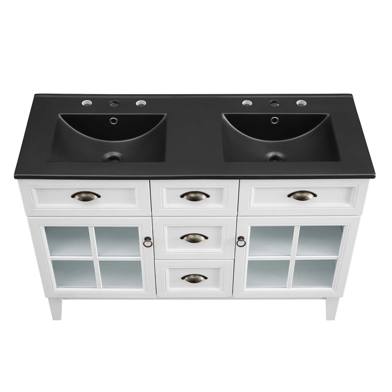 Isle 48" Double Bathroom Vanity Cabinet by Modway - EEI-5480, photo 10 of 12