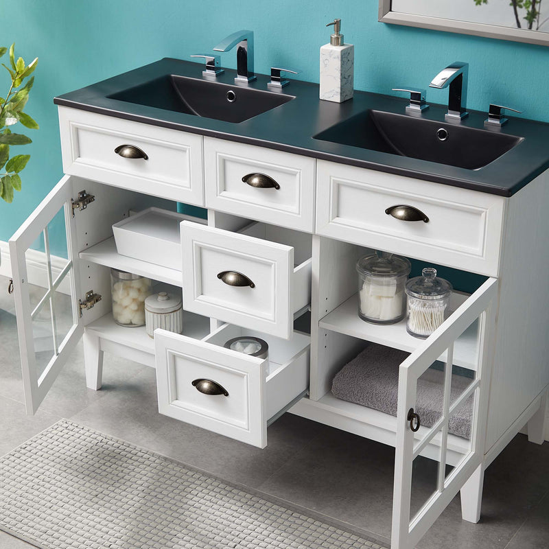 Isle 48" Double Bathroom Vanity Cabinet by Modway - EEI-5480, photo 12 of 12