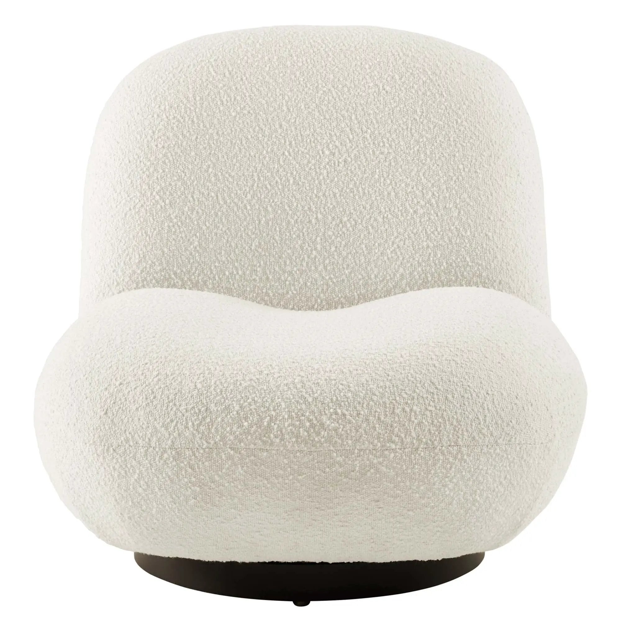 Kindred Boucle Upholstered Fabric Swivel Chair by Modway by HouseOfZazla