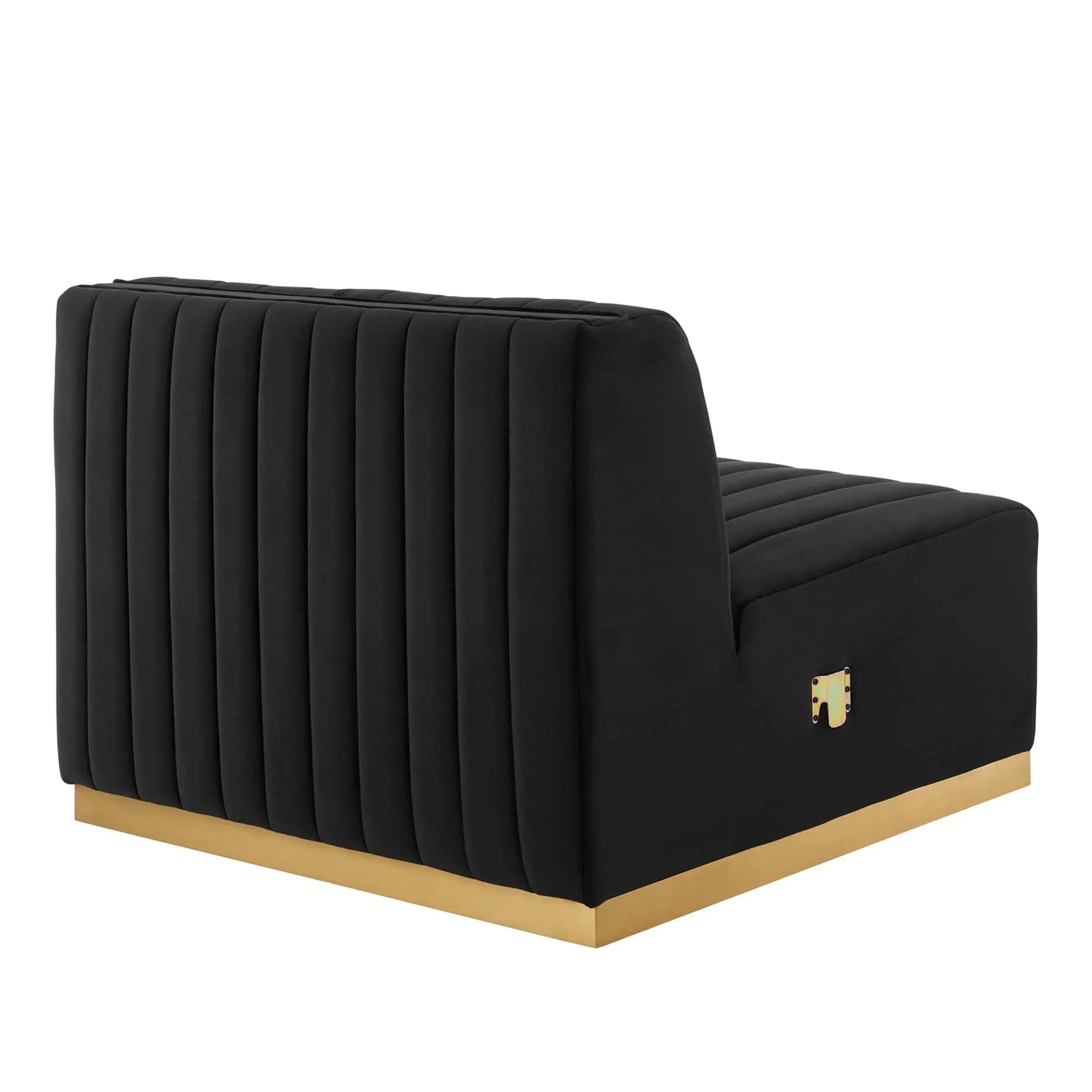 Conjure Channel Tufted Performance Velvet Armless Chair by Modway by HouseOfZazla
