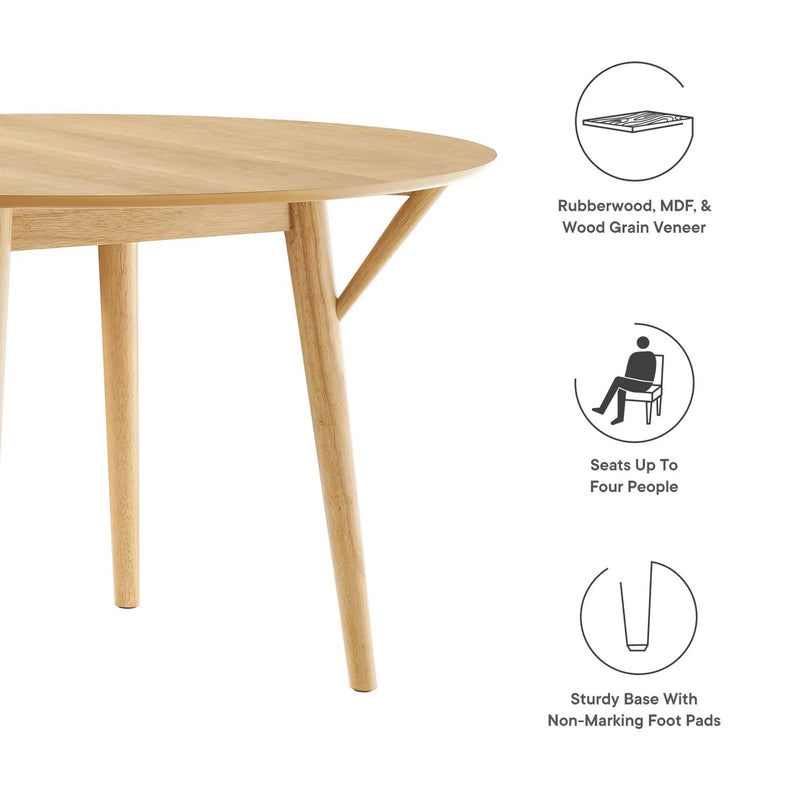 Gallant 47" Round Dining Table by Modway by HouseOfZazla