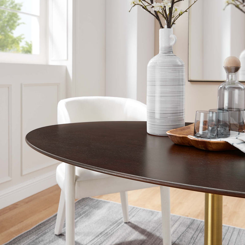 Lippa 60" Oval Wood Dining Table by Modway - EEI-5524, photo 7 of 7