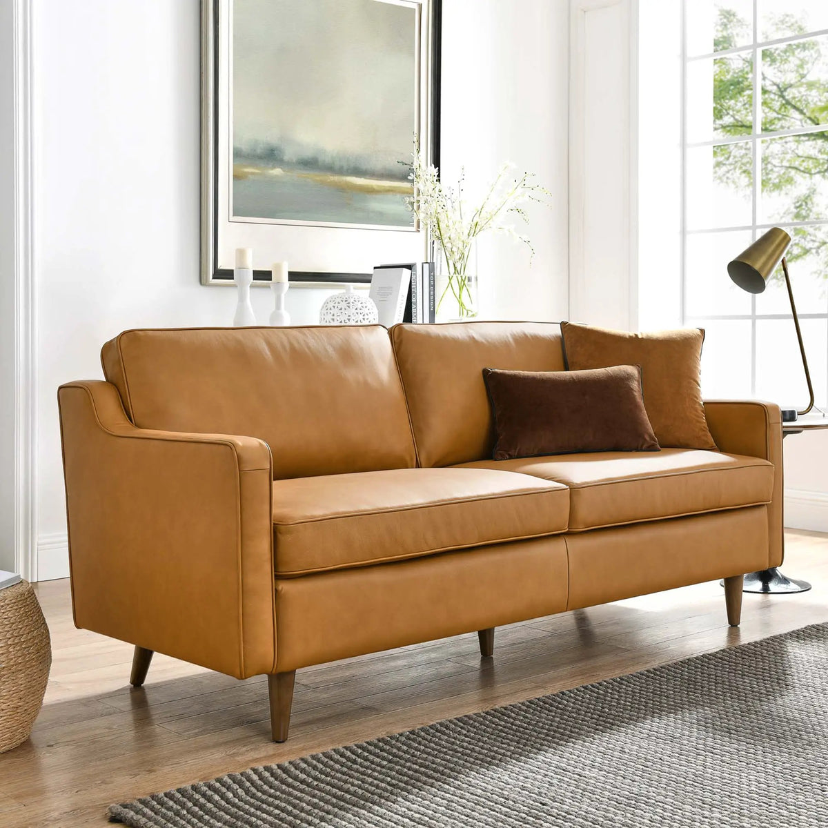 Impart Genuine Leather Sofa by Modway by HouseOfZazla