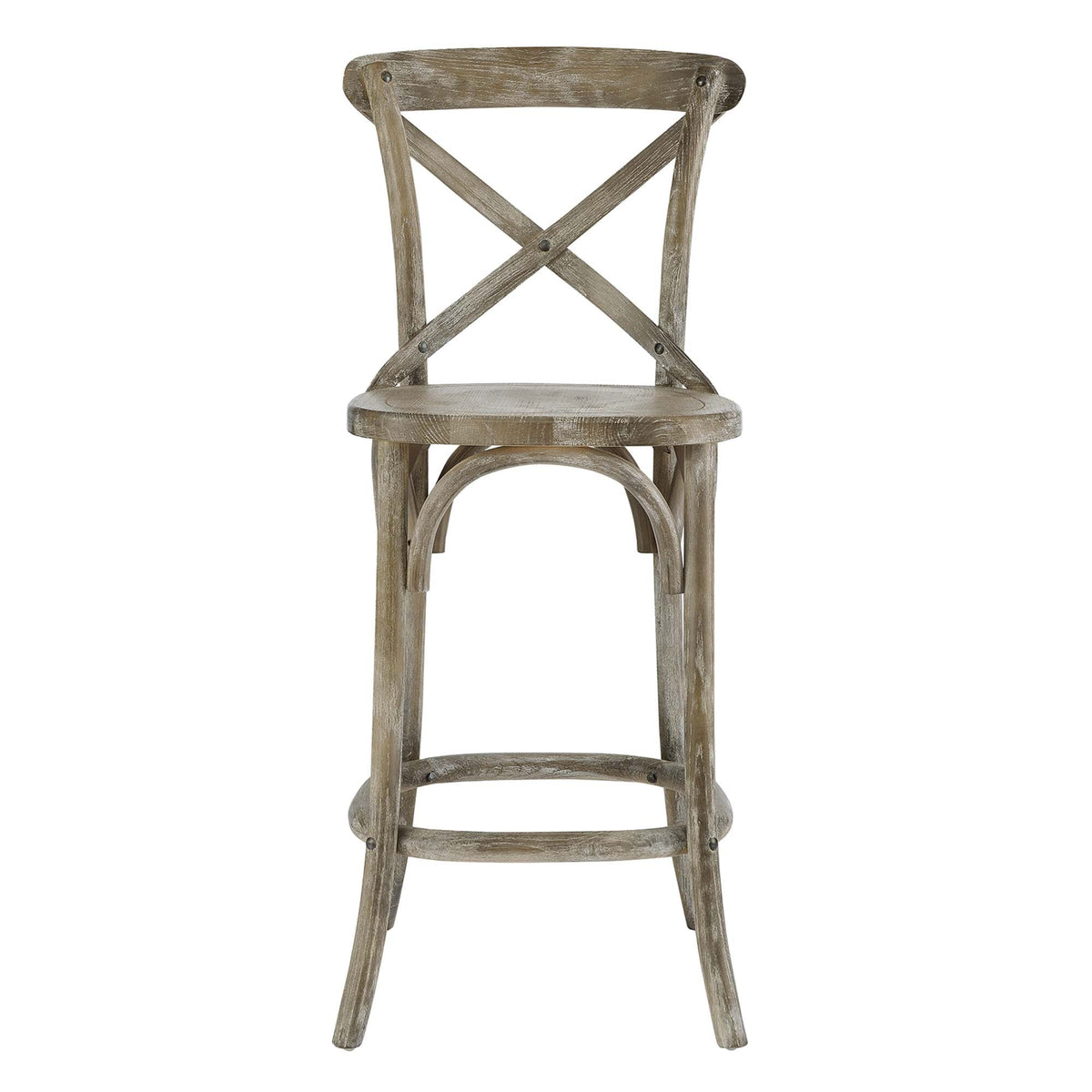 Gear Counter Stool by Modway - Black / Gray / Midnight Blue / Natural / Walnut / White (EEI-5562), photo 17 of 42