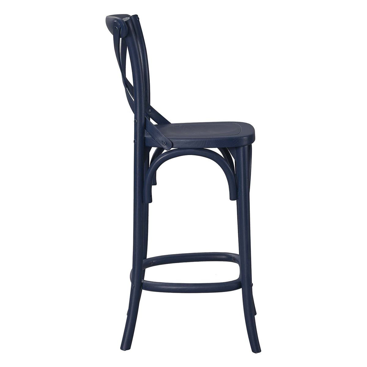 Gear Counter Stool by Modway - Black / Gray / Midnight Blue / Natural / Walnut / White (EEI-5562), photo 28 of 42