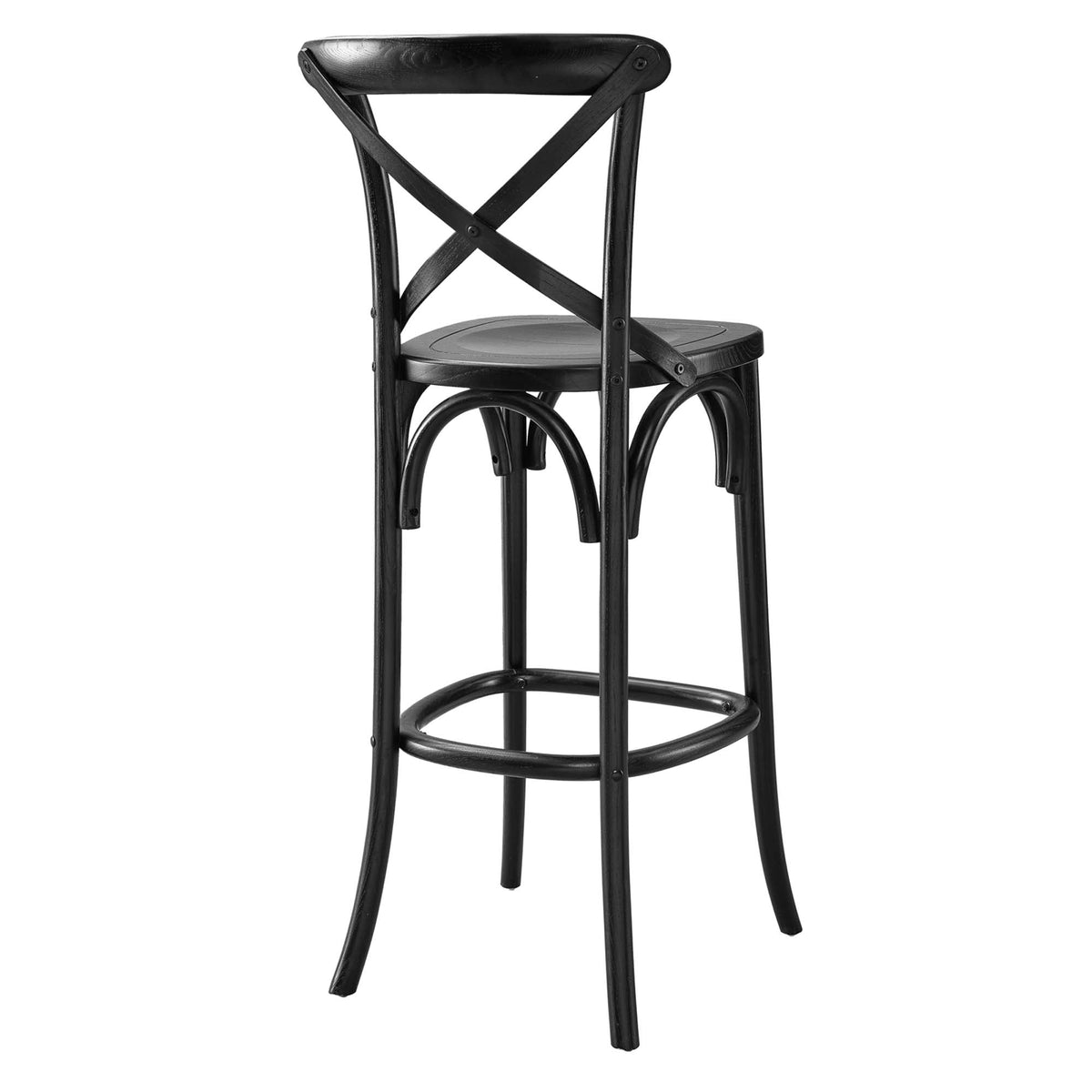 Gear Bar Stool by Modway - Black / Gray / Midnight Blue / Natural / Walnut / White (EEI-5563), photo 4 of 42