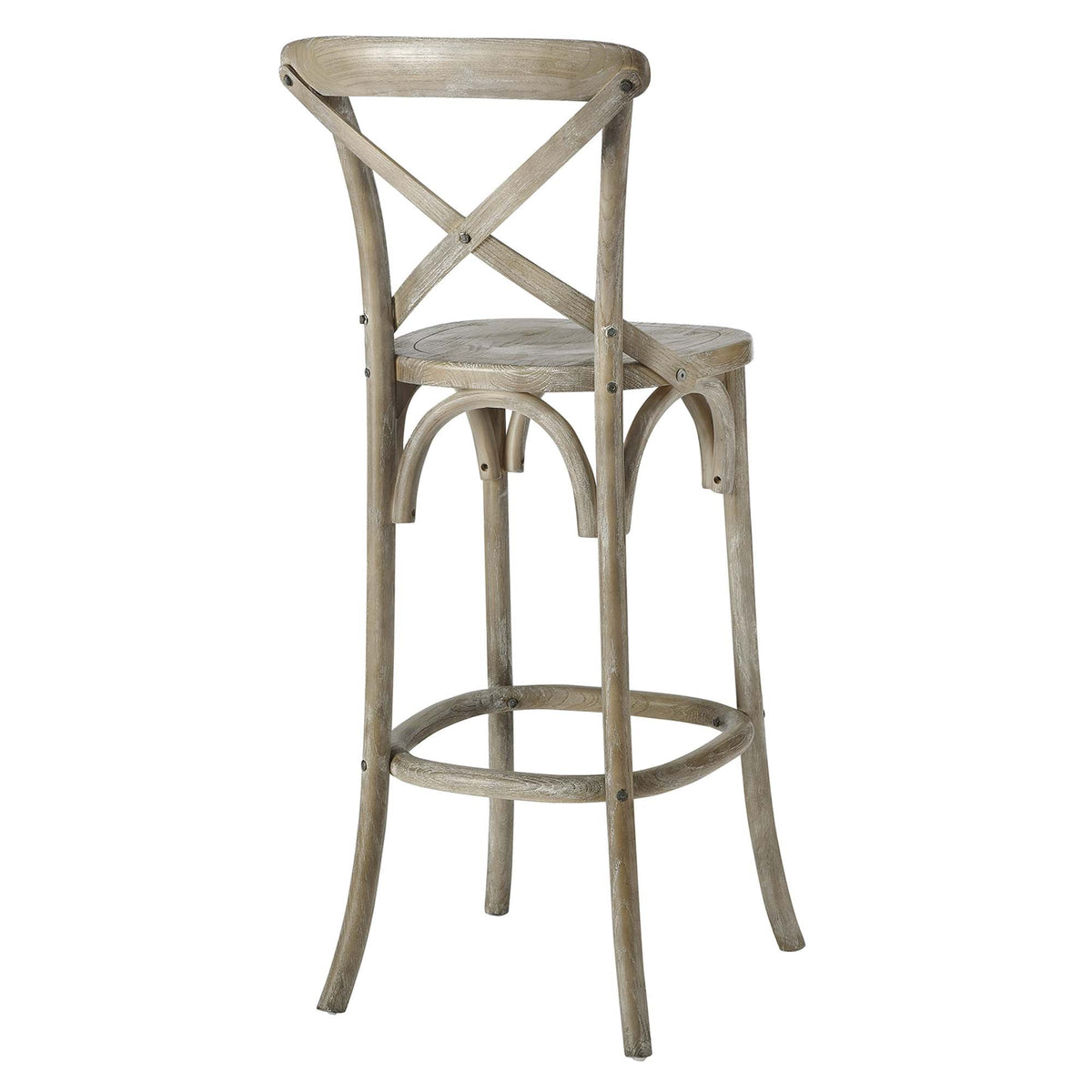Gear Bar Stool by Modway - Black / Gray / Midnight Blue / Natural / Walnut / White (EEI-5563), photo 16 of 42