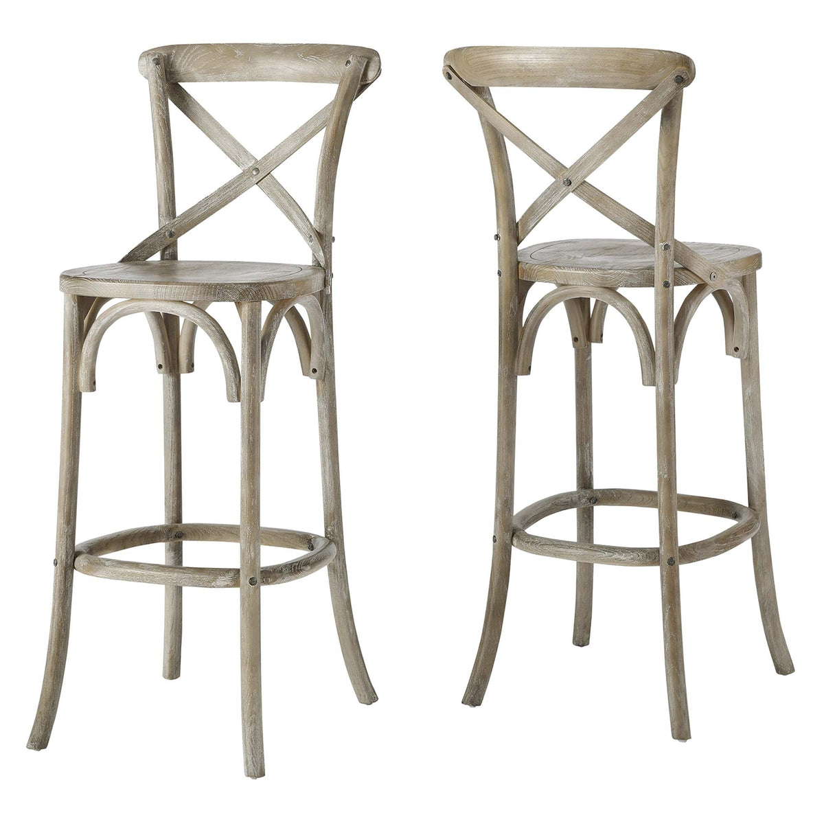 Gear Bar Stool by Modway - Black / Gray / Midnight Blue / Natural / Walnut / White (EEI-5563), photo 18 of 42