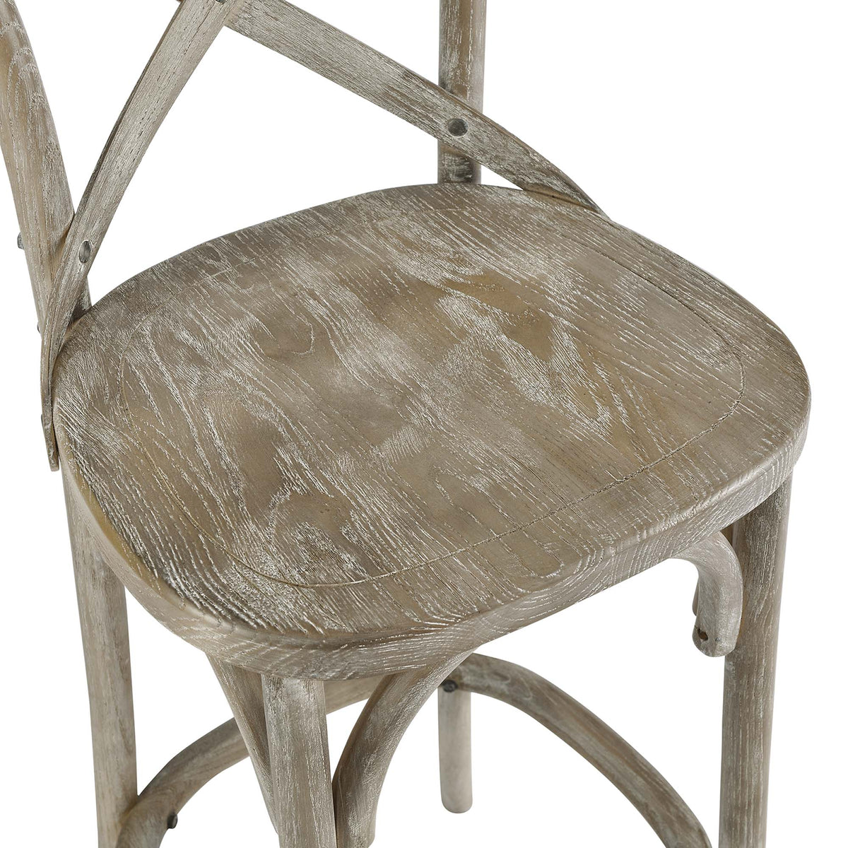 Gear Bar Stool by Modway - Black / Gray / Midnight Blue / Natural / Walnut / White (EEI-5563), photo 19 of 42