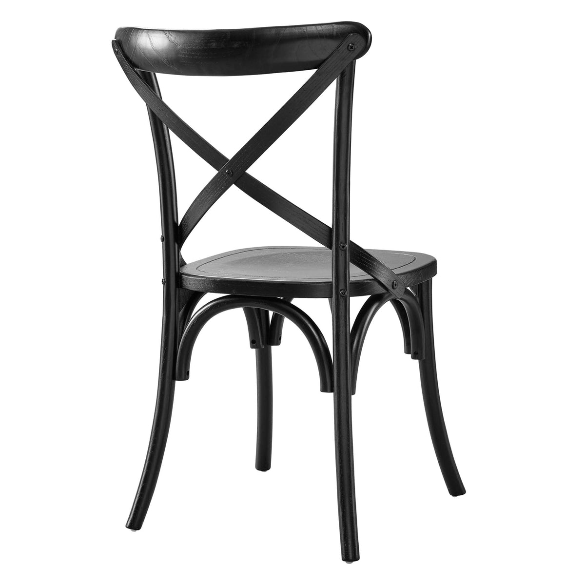 Gear Dining Side Chair by Modway - Black / Gray / Midnight Blue / Natural / Walnut / White, photo 4 of 42