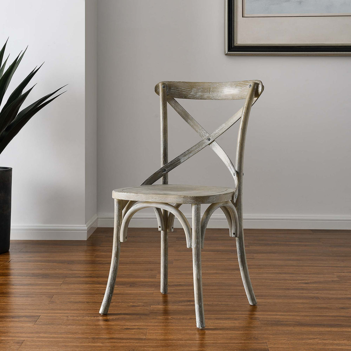 Gear Dining Side Chair by Modway - Black / Gray / Midnight Blue / Natural / Walnut / White, photo 22 of 42