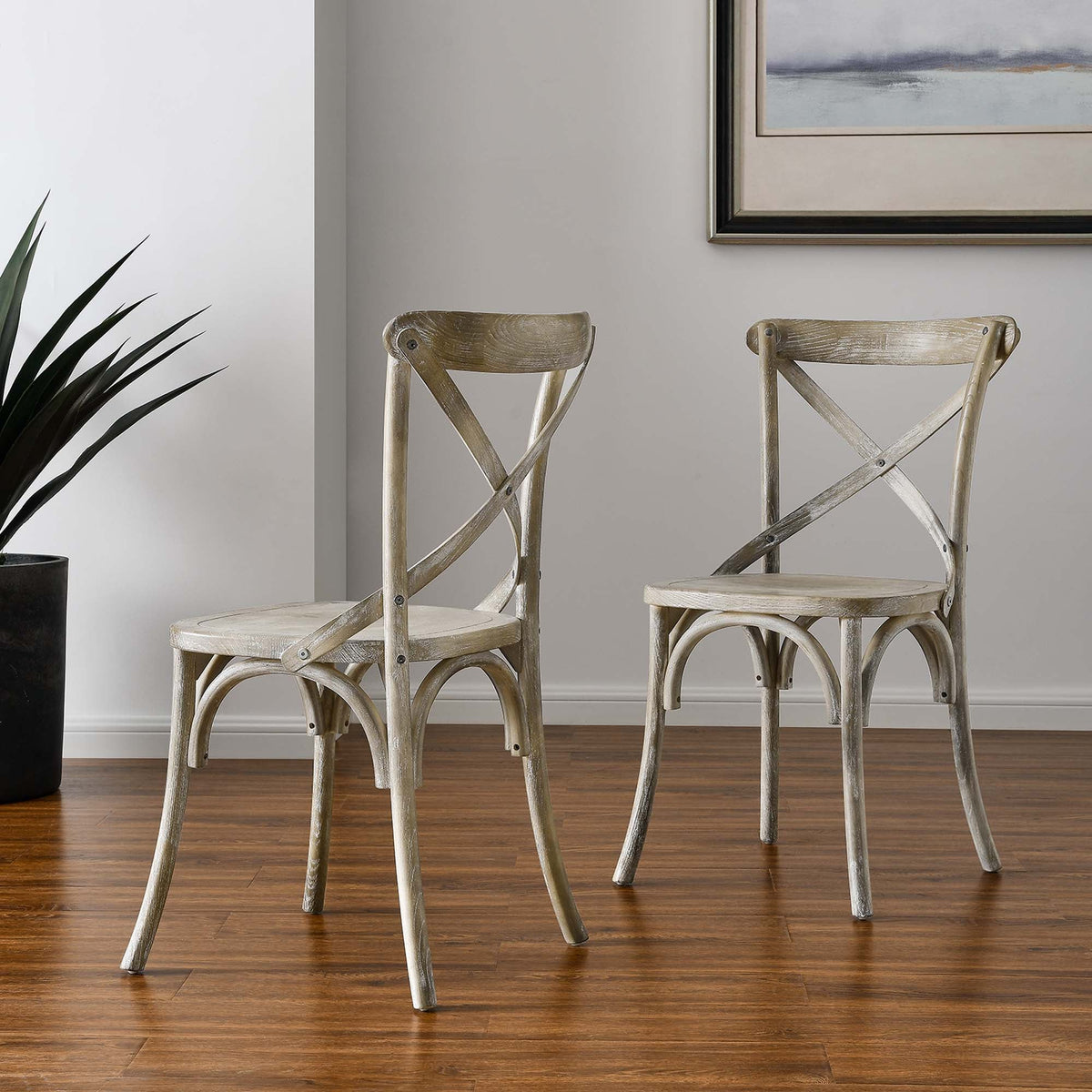 Gear Dining Side Chair by Modway - Black / Gray / Midnight Blue / Natural / Walnut / White, photo 20 of 42