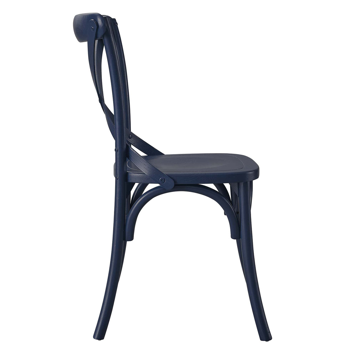 Gear Dining Side Chair by Modway - Black / Gray / Midnight Blue / Natural / Walnut / White, photo 28 of 42